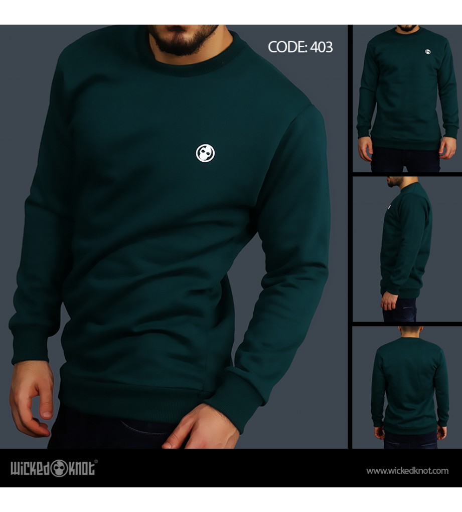 Basic Petro Green Sweatshirt